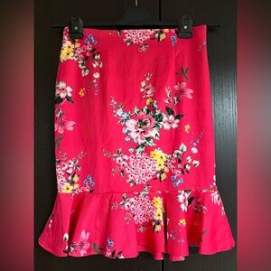 Floral Pink Women's Skirt